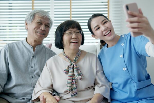 Live-in care selfie Live-in care selfie