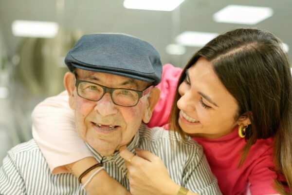 Nurse with senior in nursing home Nurse with senior in nursing home